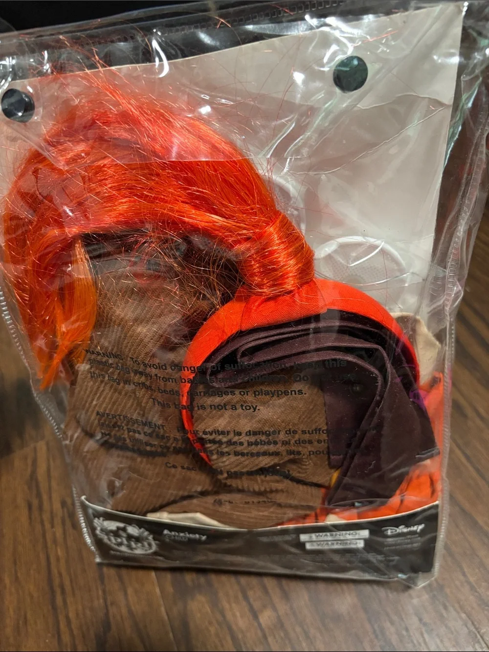 Disney Inside Out 2 Anxiety Kids Costume - Orange & Brown - Picture 2 of 2